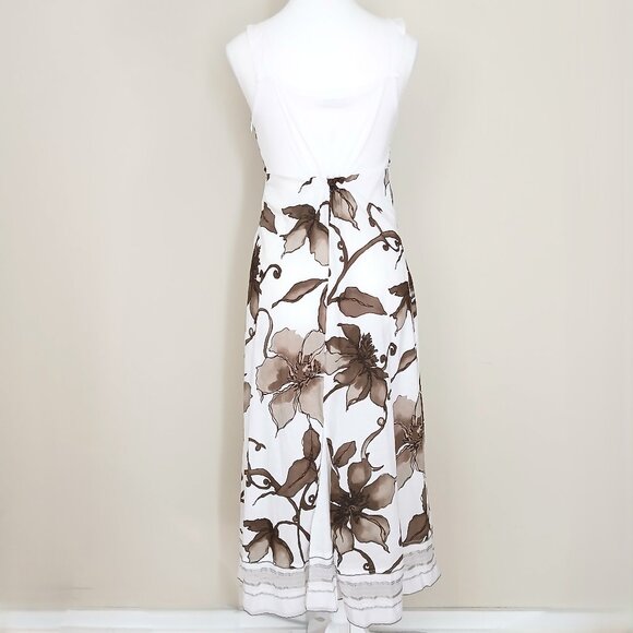 Elisa Cavaletti Floral Midi Sundress Size Medium - Picture 7 of 11